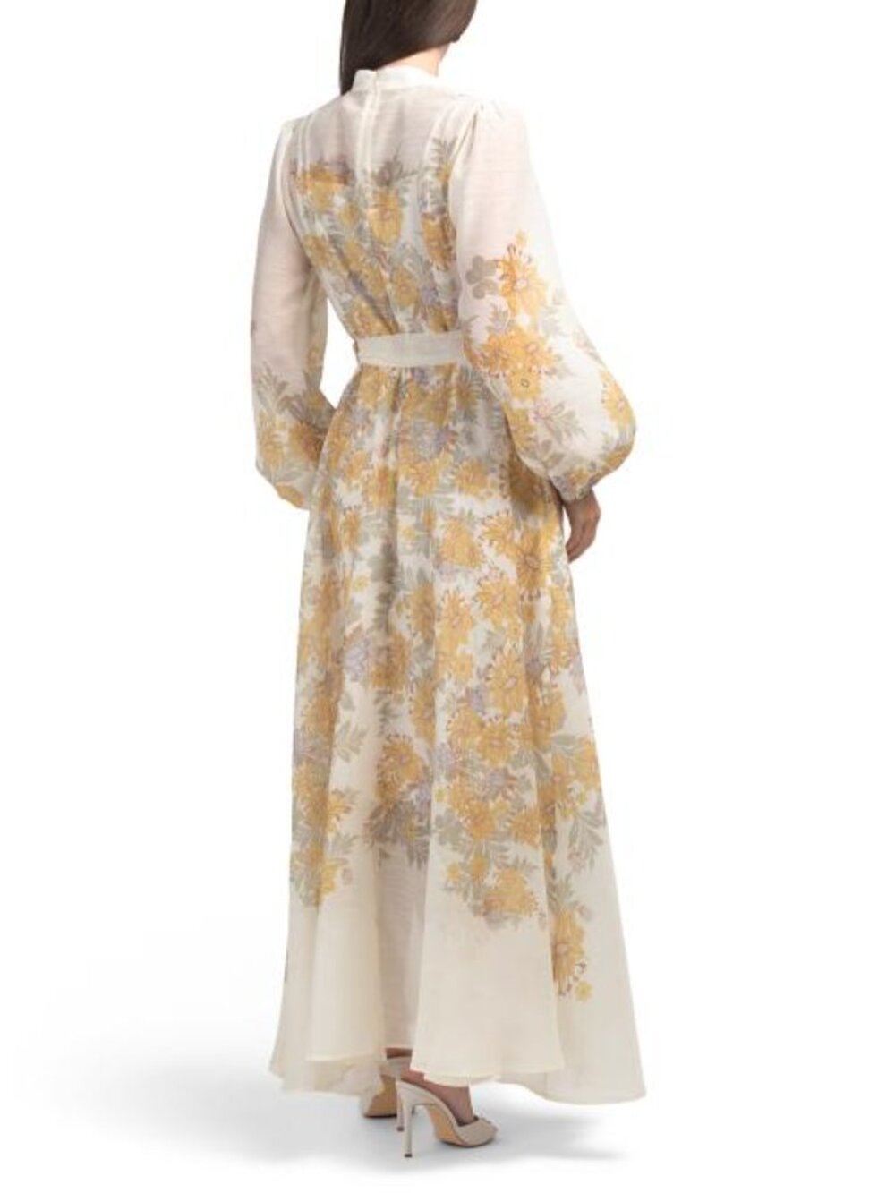 NANCY YANG Long Sleeve Shirt Maxi Dress - Picture 2 of 5